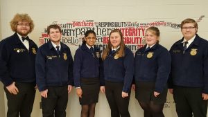 Linn-Mar High School - Future Farmers of America - district competition group photo