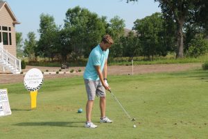 2016 Annual Lion Open Golf Classic - golfer tees off