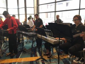 The Excelsior Middle School Percussion Ensemble has been invited to perform at the Iowa Bandmasters Conference in Des Moines. 
