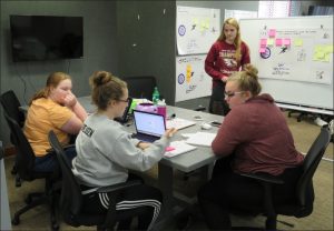 iowa big students discuss their projects