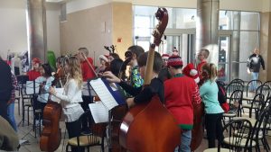 2018 Middle School Orchestras perform at Lindale Mal