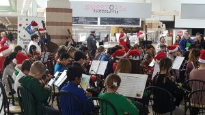 2018 Middle School Orchestras perform at Lindale Mal (4)