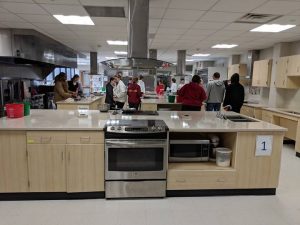 Dept of Ed visit Culinary lab