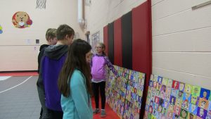 Westfield Students Admire their Mural