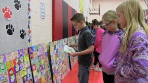 Westfield Students Admire their Mural 4