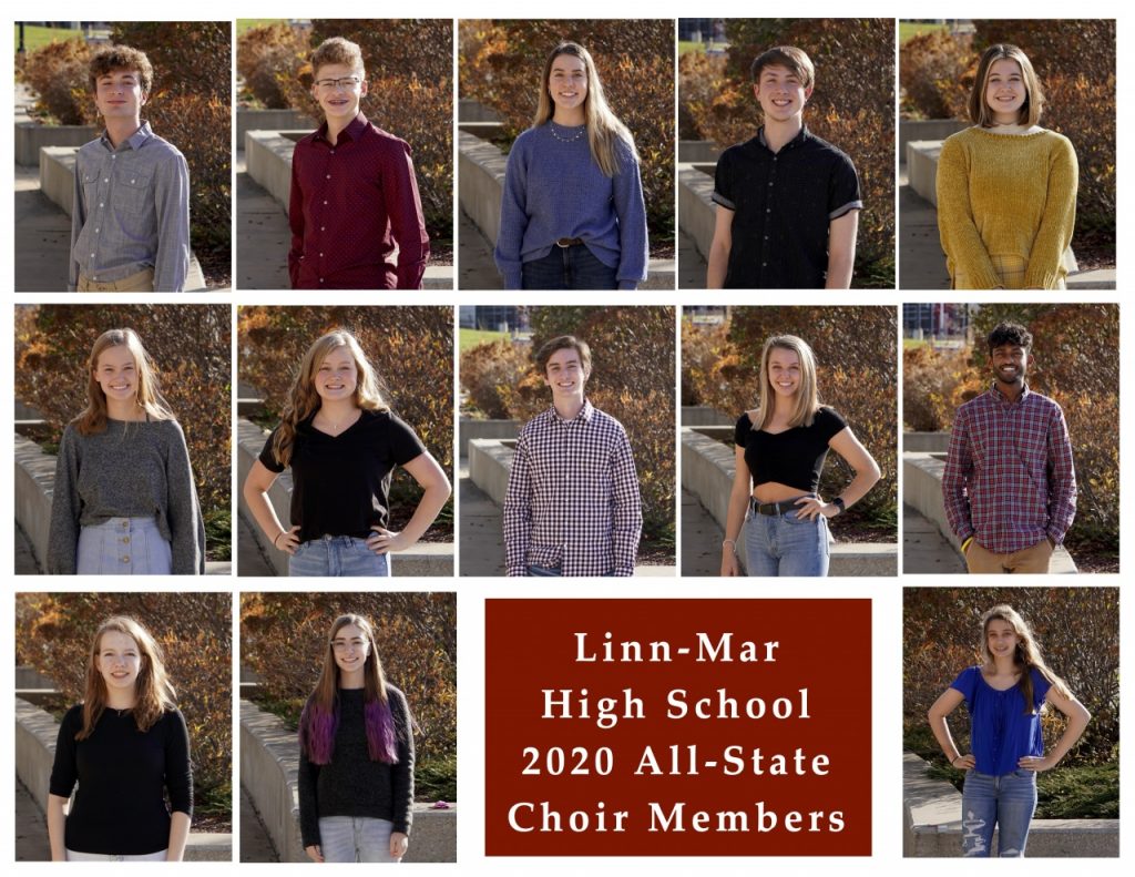 Choir 2020 All State Group Photo