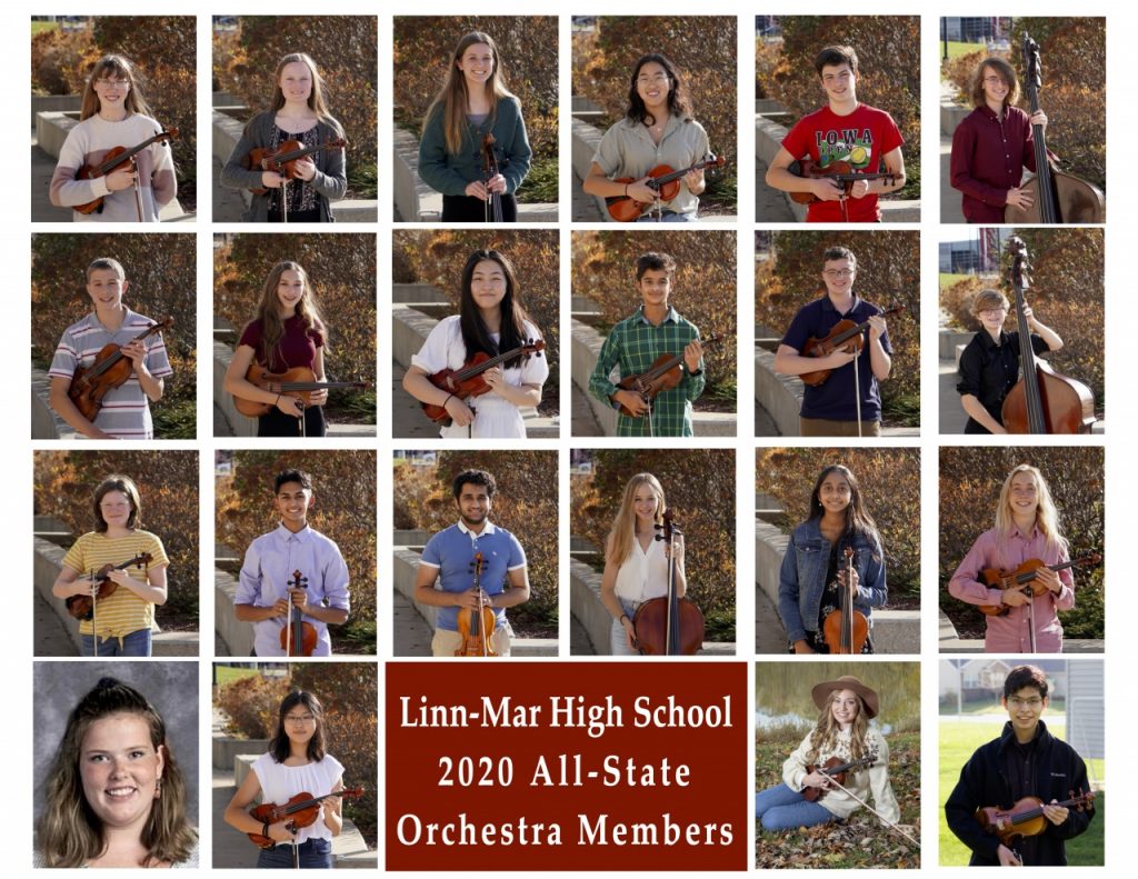 Orchestra 2020 All State Group Photo