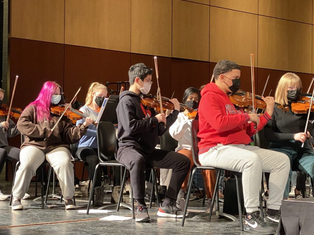 Students perform at Metro Orchestra Festival
