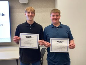 Students Blake & Zach accepted for Laborers program