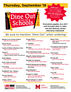 Dine Out Flyer Fall 2024